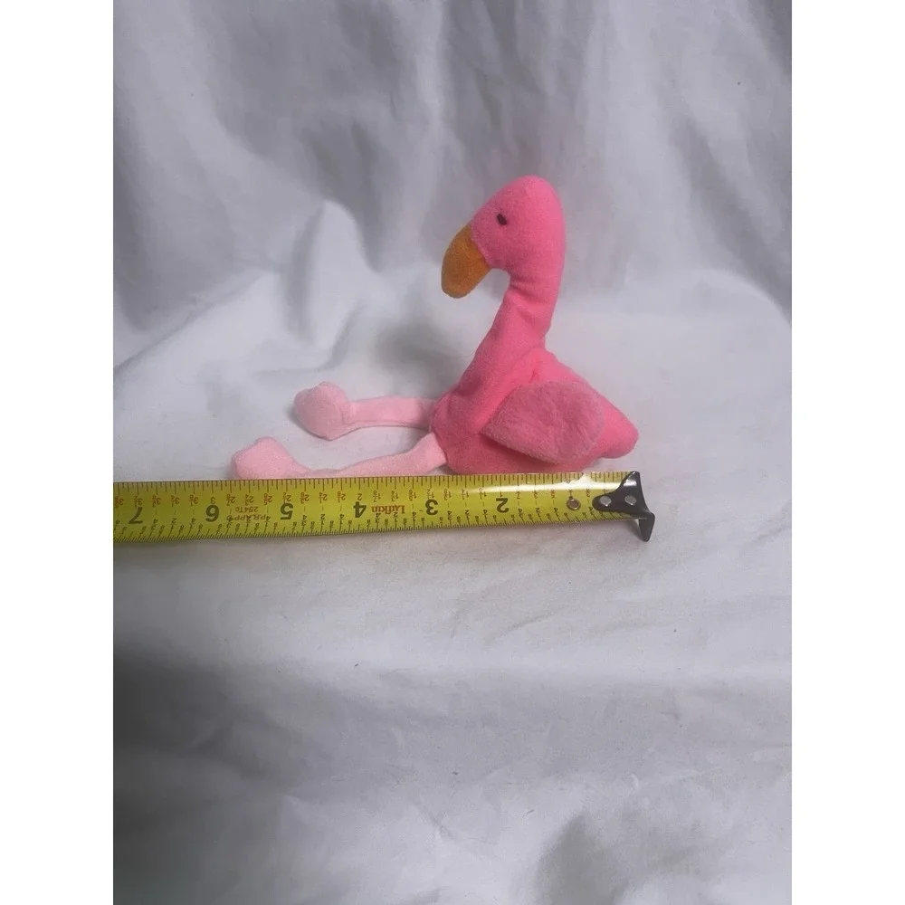 Ty Beanie Babies Pink Flamingo Plush Toy 1993 4.5 Inches.